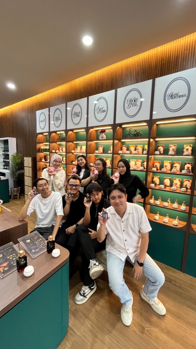 Peserta kegiatan Aroma Loka bersama Paguyuban Introvert